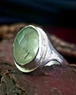 טבעת פריינייט ירוקה