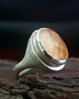 טבעת אבן ציטרין
